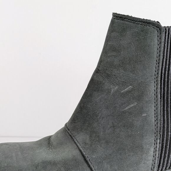 Sorel Joan of Arctic Wedge II Chelsea Boots Black Leather W 8 Waterproof - Picture 12 of 16